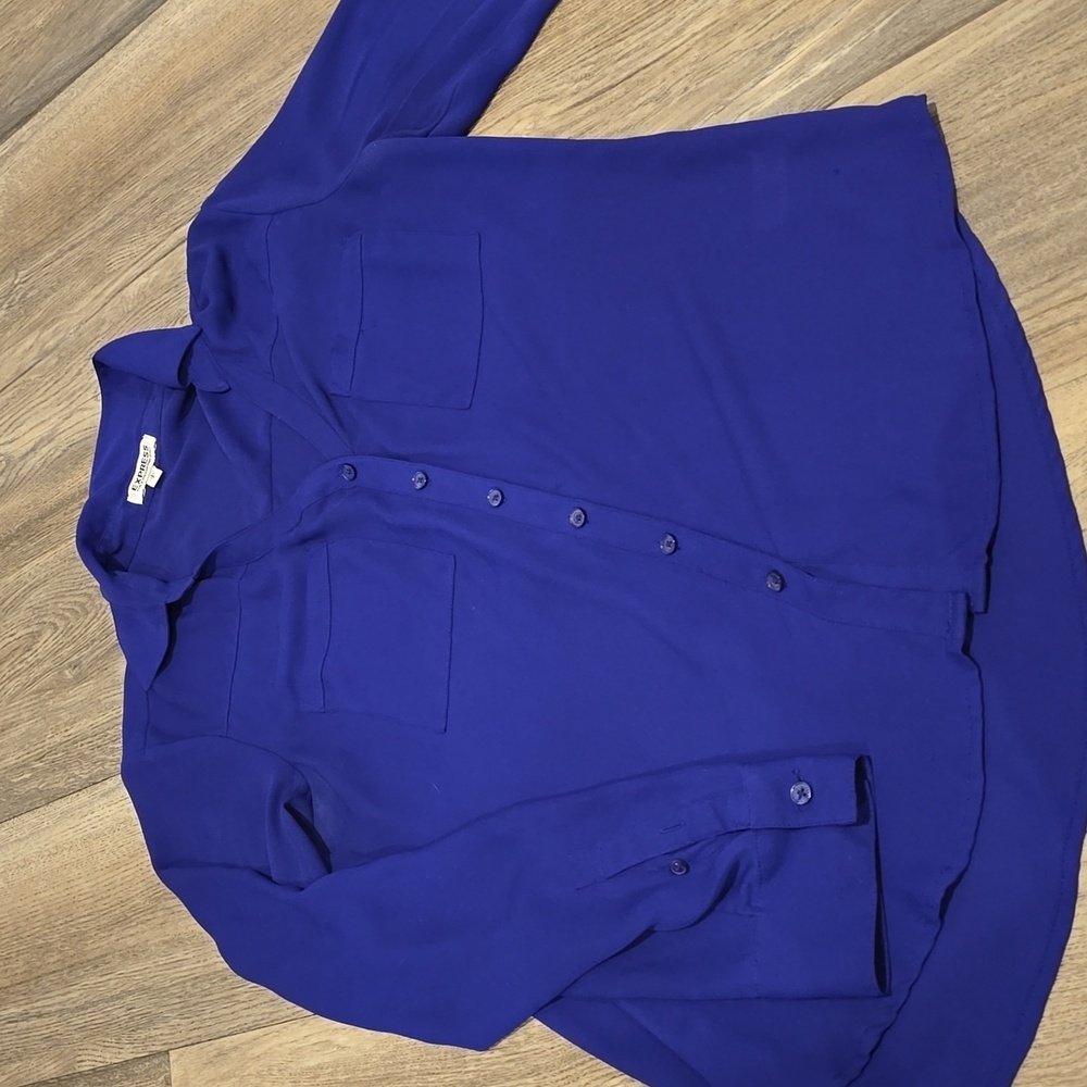 Express Purple Portofino Shirt